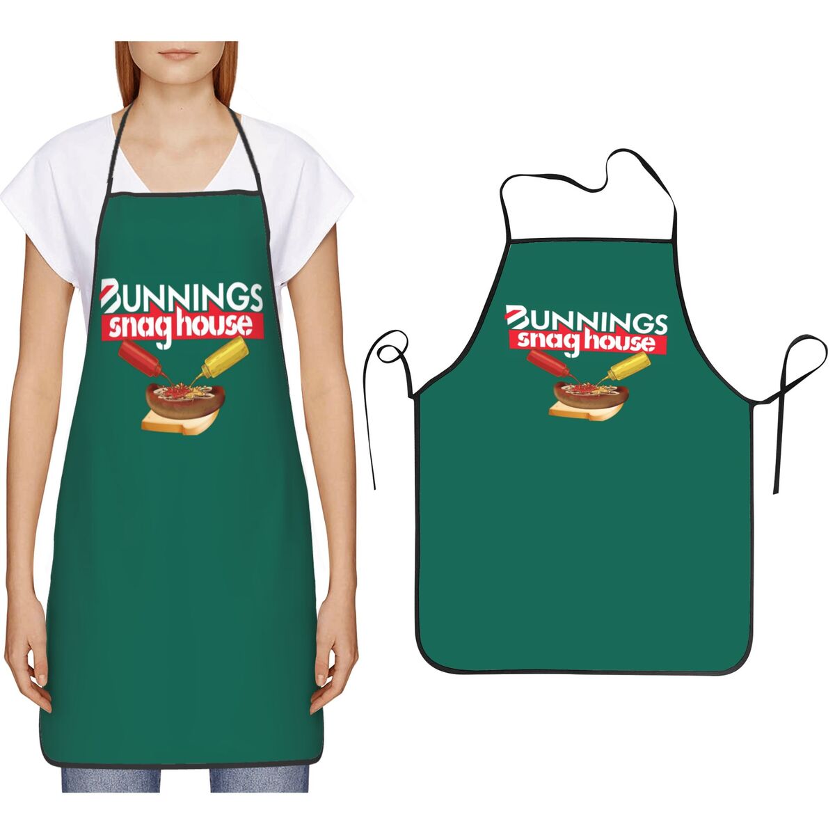 Camping Cooking Apron - Bunnings Snaghouse Grembiuli Chef Cottura Cottura