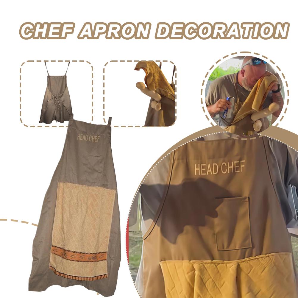 Camping Cooking Apron - Grembiule da Chef con Tasca a