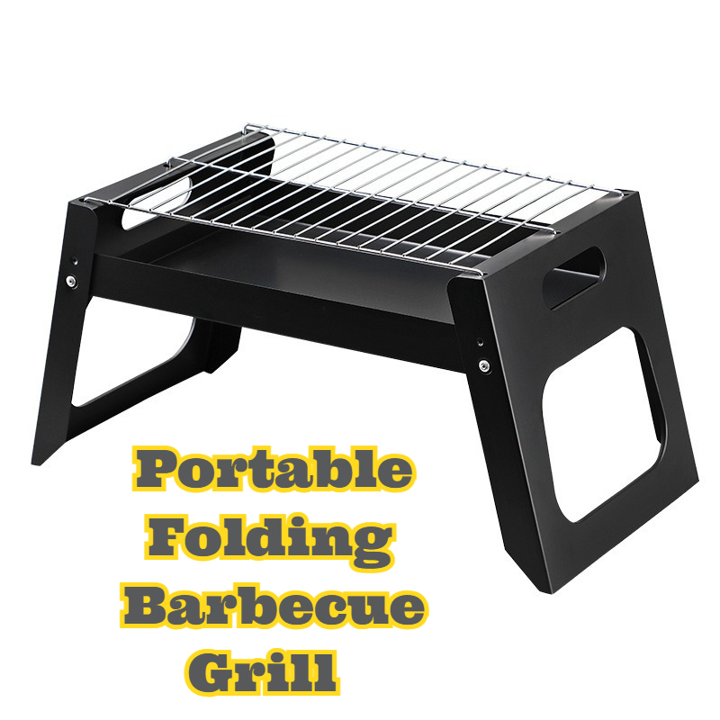 Camping Cooking Stove - Griglia per barbecue a carbone portatile,