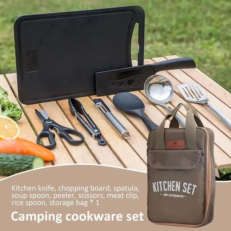 Set da Cucina da Campeggio 8 P - Camping Cooking Hardware recensione e prezzo