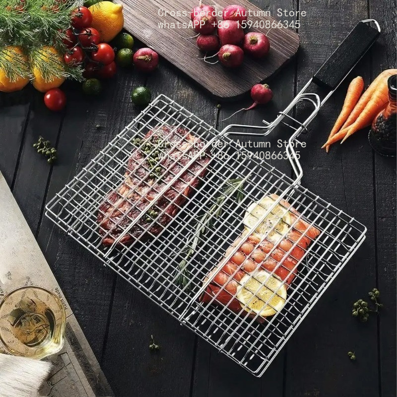 Griglia BBQ Pieghevole Portati - Camping Cooking Basket recensione e prezzo