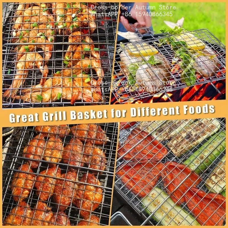 Griglia BBQ Pieghevole Portati - Camping Cooking Basket recensione e prezzo