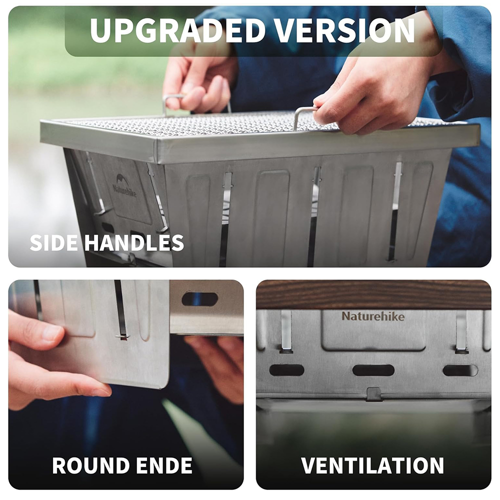 Griglia a carbone da campeggio - Camping Cooking Table recensione e prezzo
