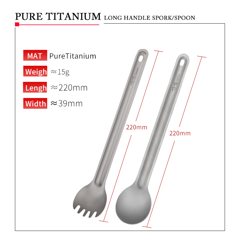 TiTo Cucchiaio Spork in titani - Camping Cooking Hardware recensione e prezzo