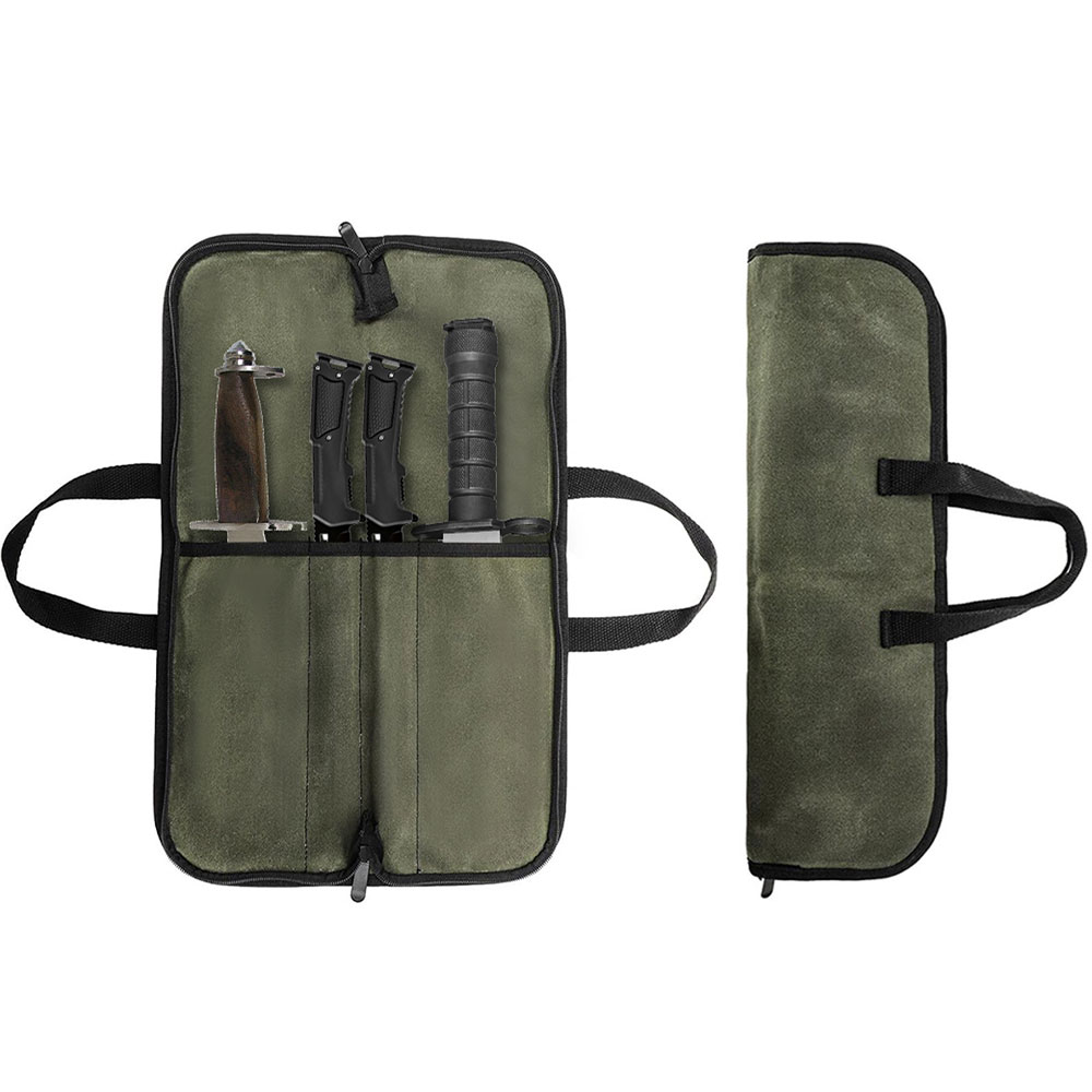 Borsa Porta Coltelli in Tela C - Camping Cooking Bag recensione e prezzo