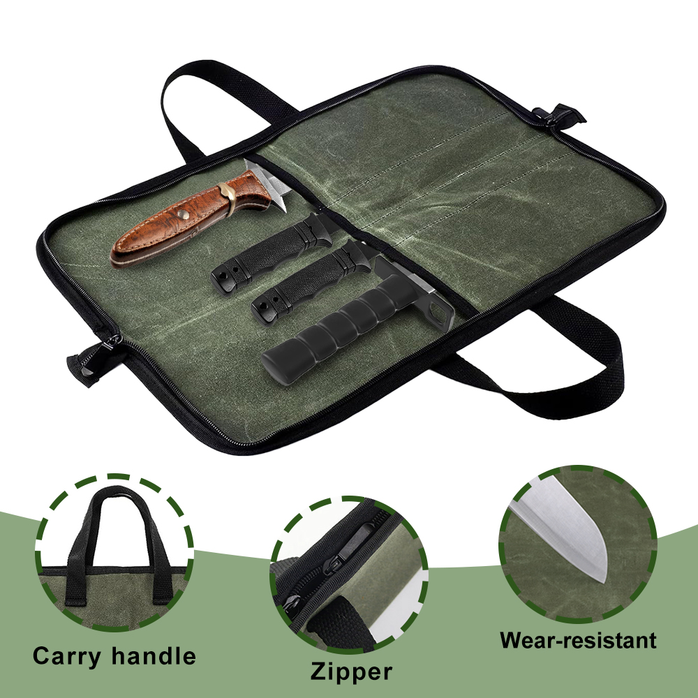 Borsa Porta Coltelli in Tela C - Camping Cooking Bag recensione e prezzo