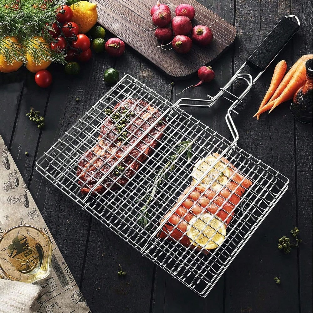 Cestino per griglia portatile  - Camping Cooking Basket recensione e prezzo