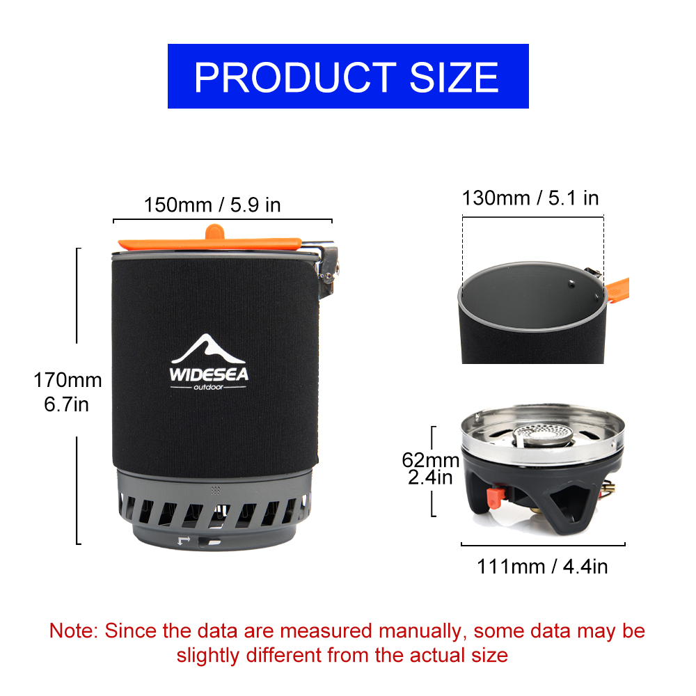 Widesea Sistema di cottura da  - Camping Cooking Stove recensione e prezzo
