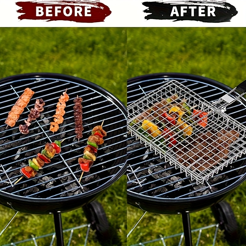 Griglia BBQ Pieghevole Portati - Camping Cooking Basket recensione e prezzo