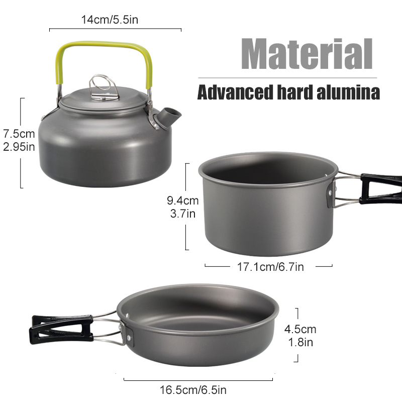 WESTTUNE Kit di pentole da cam - Camping Cooking Hardware recensione e prezzo