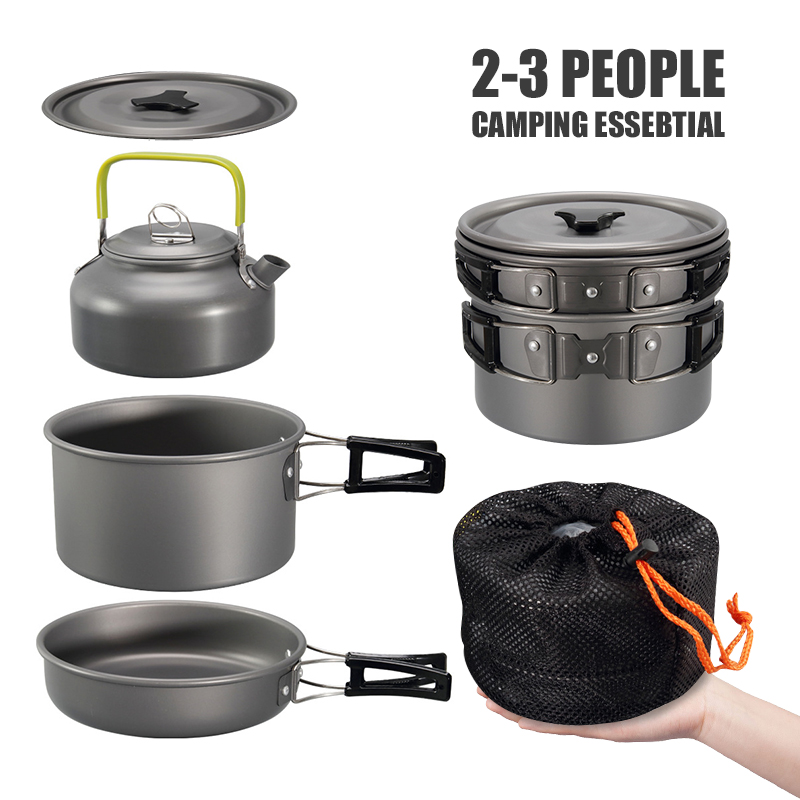WESTTUNE Kit di pentole da cam - Camping Cooking Hardware recensione e prezzo