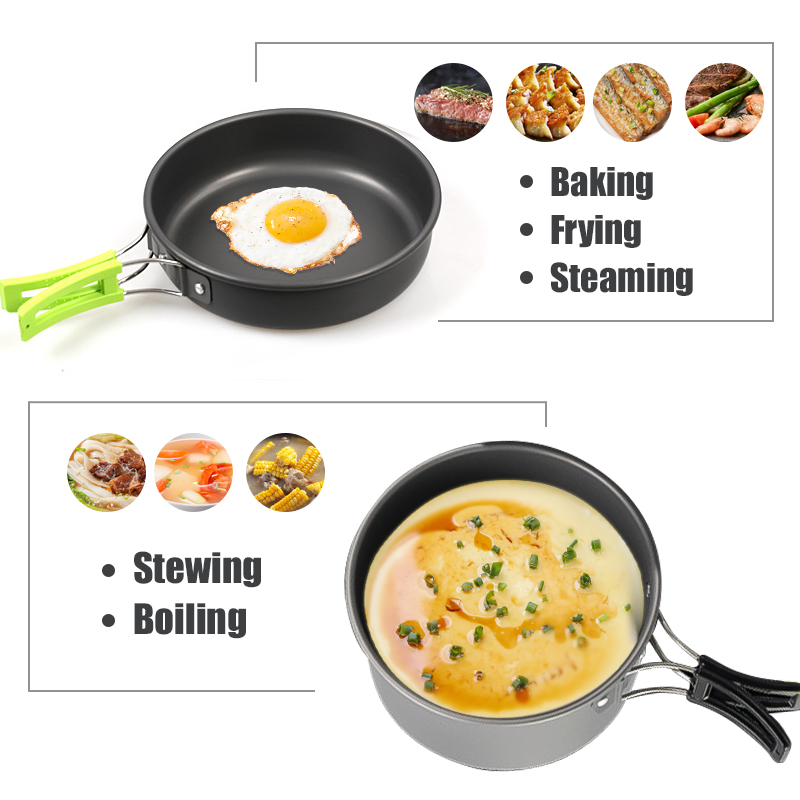 WESTTUNE Kit di pentole da cam - Camping Cooking Hardware recensione e prezzo