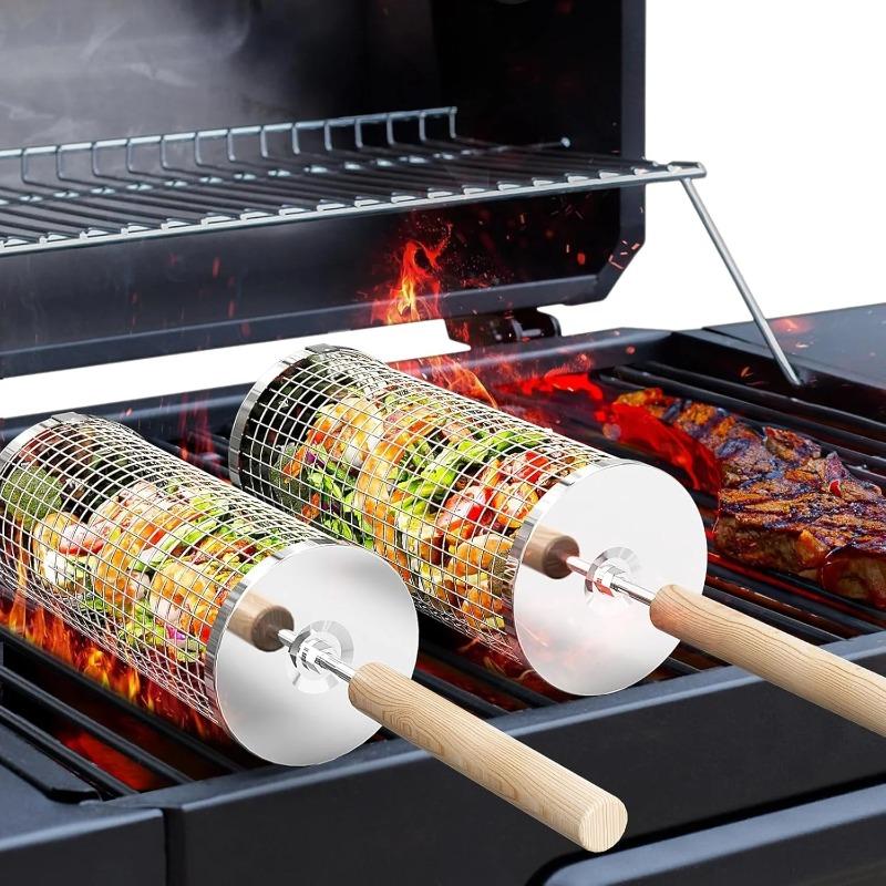 Cestello per Barbecue in Accia - Camping Cooking Basket recensione e prezzo