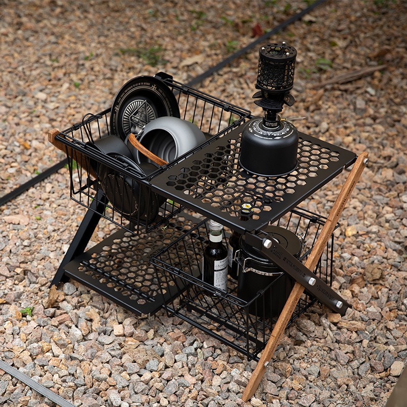 Tavoli da Campeggio Pieghevoli - Camping Cooking Basket recensione e prezzo