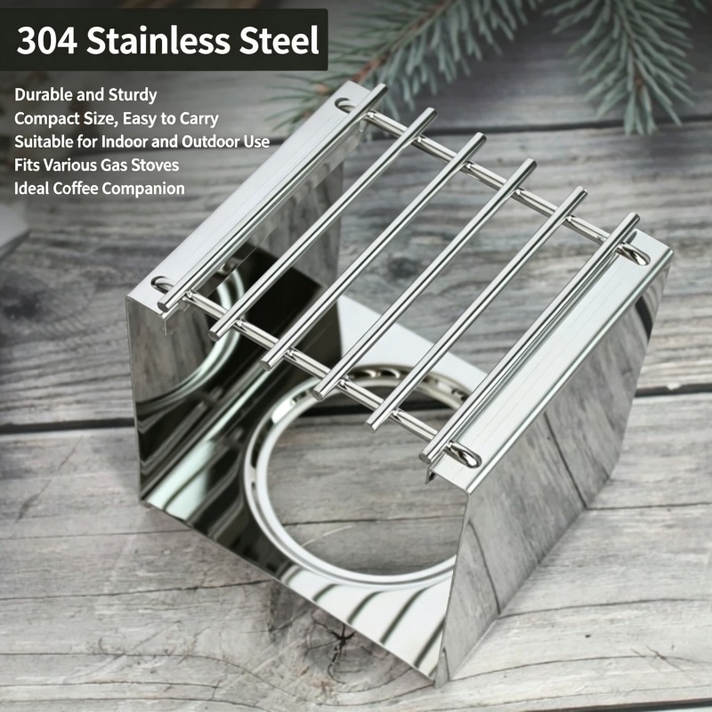 Supporto Quadrato in Acciaio I - Camping Cooking Hardware recensione e prezzo