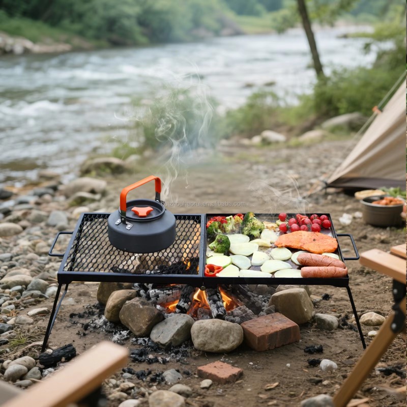 Griglia Pieghevole per Barbecu - Camping Cooking Over Fire recensione e prezzo