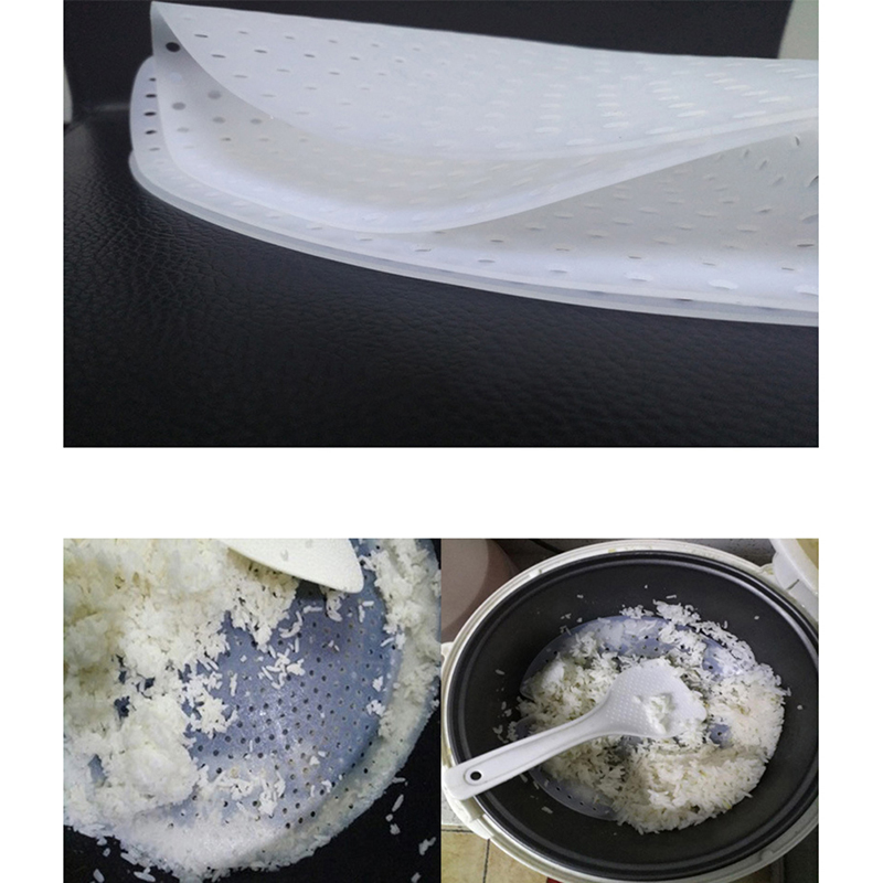 1 pz bianco rotondo riso Steam - Camping Cooking Mat recensione e prezzo