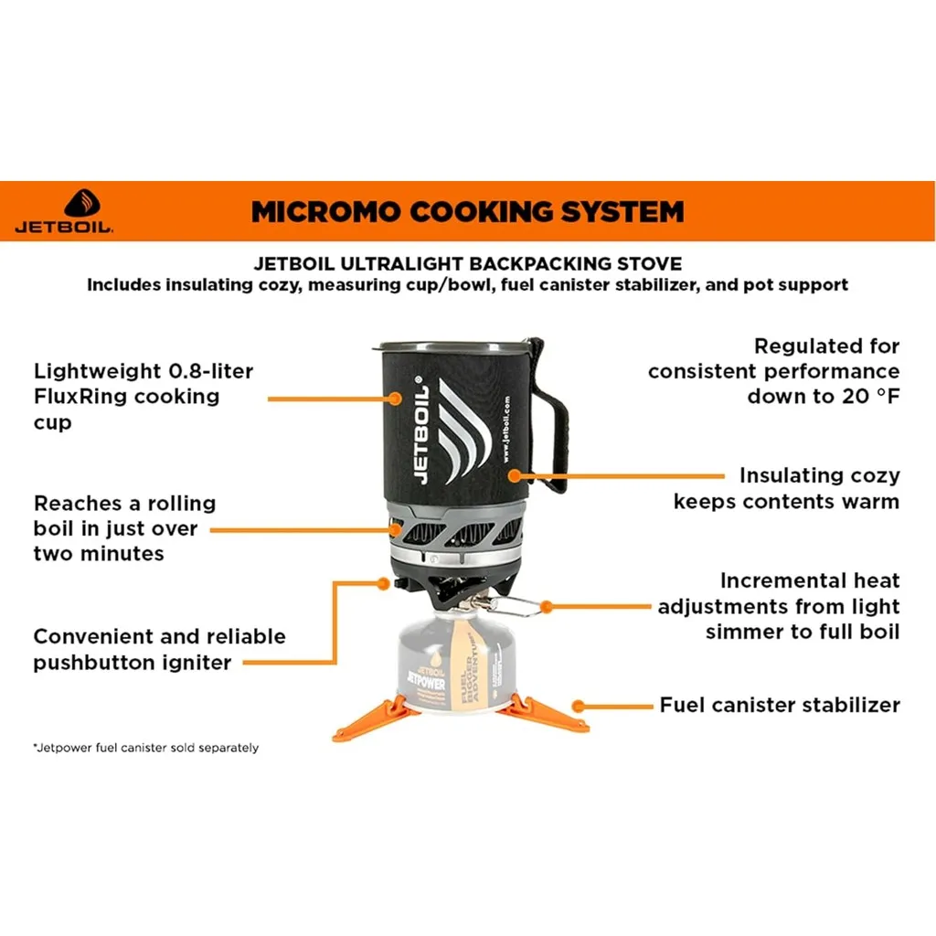 Jetboil MicroMo: Sistema di Co - Camping Cooking Jetboil recensione e prezzo