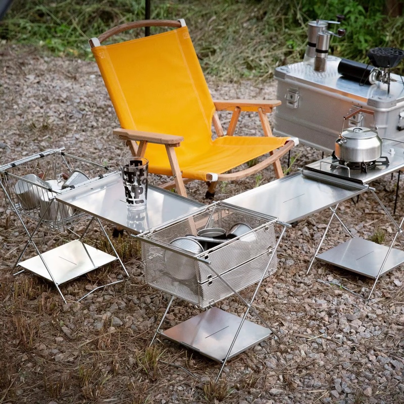 Tavolo Pieghevole in Acciaio I - Camping Cooking Table recensione e prezzo