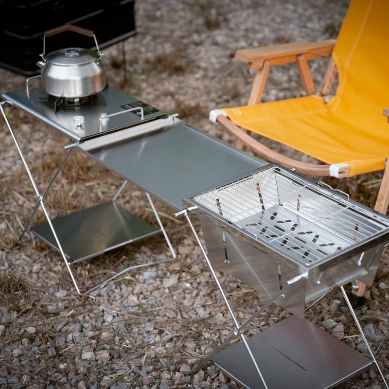 Tavolo Pieghevole in Acciaio I - Camping Cooking Table recensione e prezzo