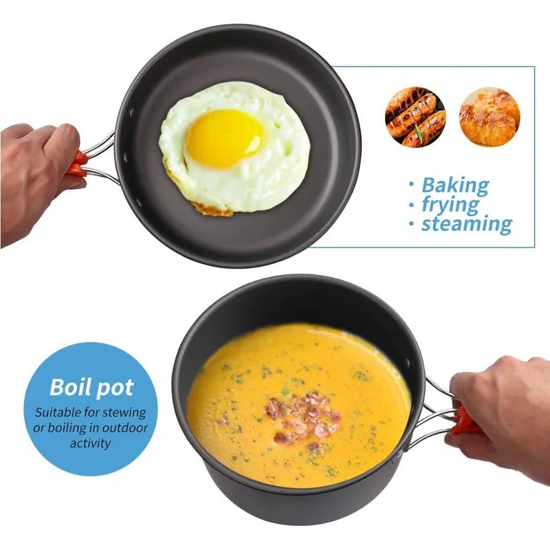 Set da cucina da campeggio, pe - Camping Cooking Hardware recensione e prezzo