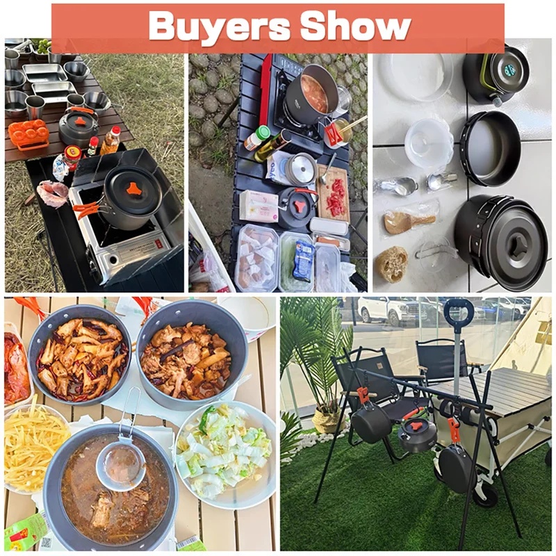 Set da cucina da campeggio, pe - Camping Cooking Hardware recensione e prezzo