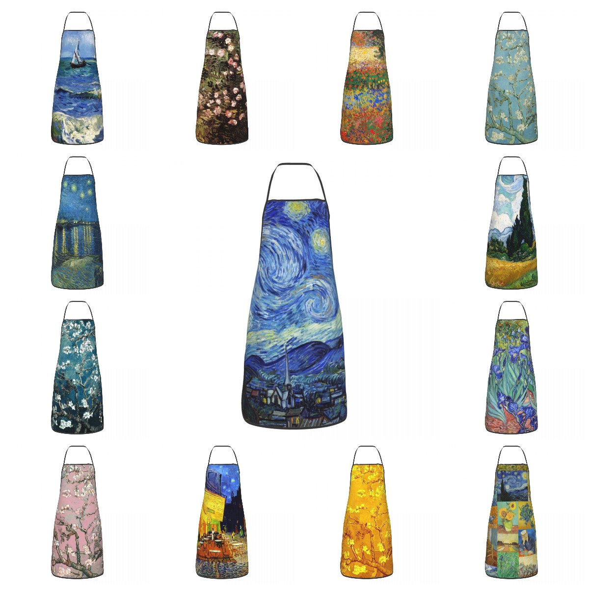 Bavaglino Vincent Van Gogh Not - Camping Cooking Apron recensione e prezzo